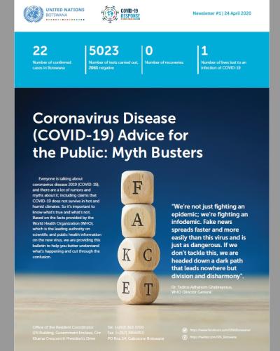 COVID-19 advice for the public: Myth busters « Khabarhub